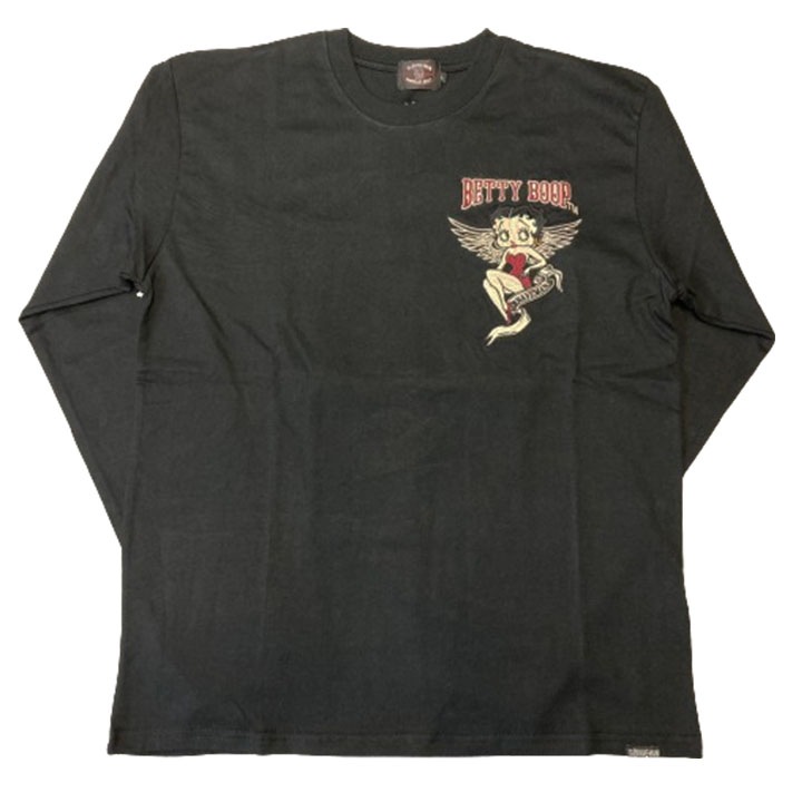 THE BRAVEMAN×BETTY BOOP ブレイブマン ベティブープコラボ 天竺 長袖T