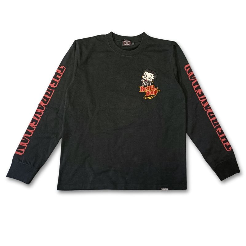 The BRAVE-MAN×BETTY BOOP ブレイブマン ベティブープコラボ 天竺長袖T