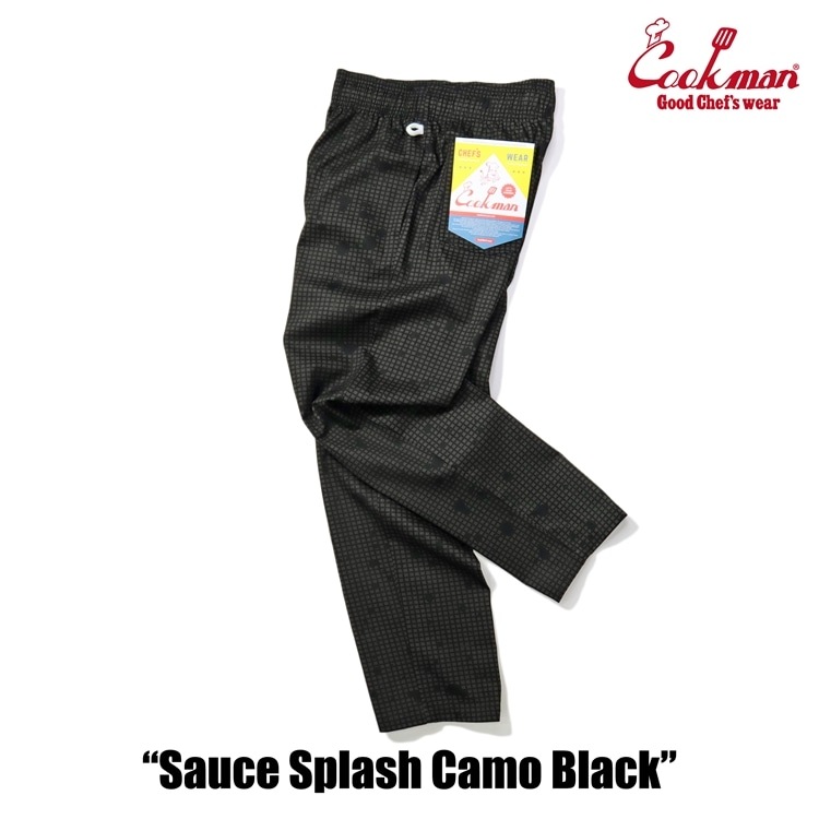COOKMAN/クックマン Long Chef Pants シェフパンツ「Sauce Splash Camo