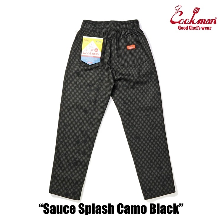 COOKMAN/クックマン Long Chef Pants シェフパンツ「Sauce Splash Camo