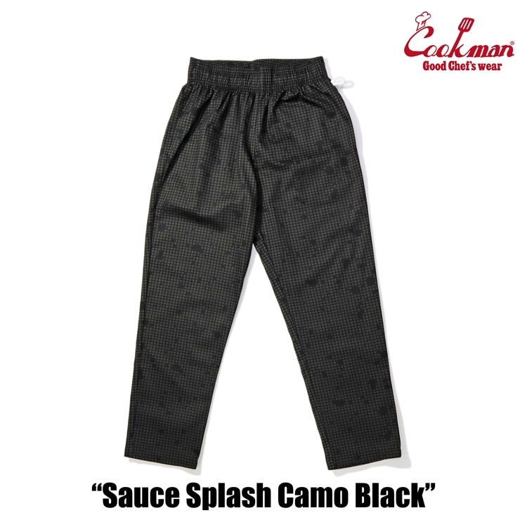 COOKMAN/クックマン Long Chef Pants シェフパンツ「Sauce Splash Camo