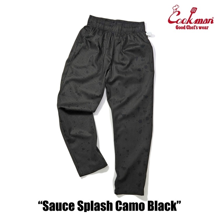 COOKMAN/クックマン Long Chef Pants シェフパンツ「Sauce Splash Camo