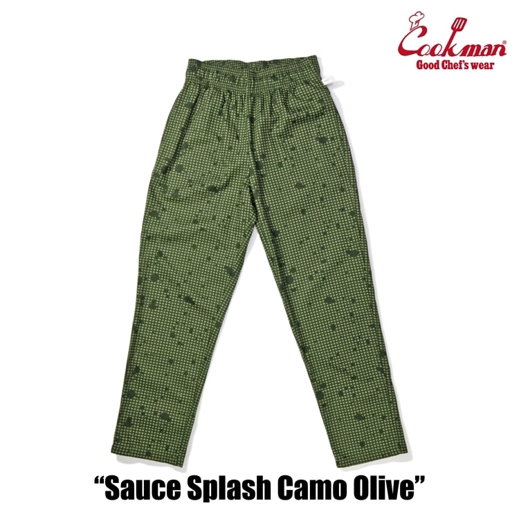 COOKMAN/クックマン Long Chef Pants シェフパンツ「Sauce Splash Camo