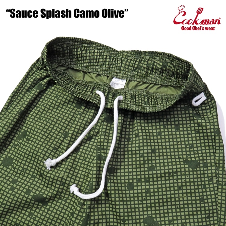 COOKMAN/クックマン Long Chef Pants シェフパンツ「Sauce Splash Camo