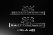 【KAWASAKI】 26年モデル 純正サイドカバーエンブレム BLACK