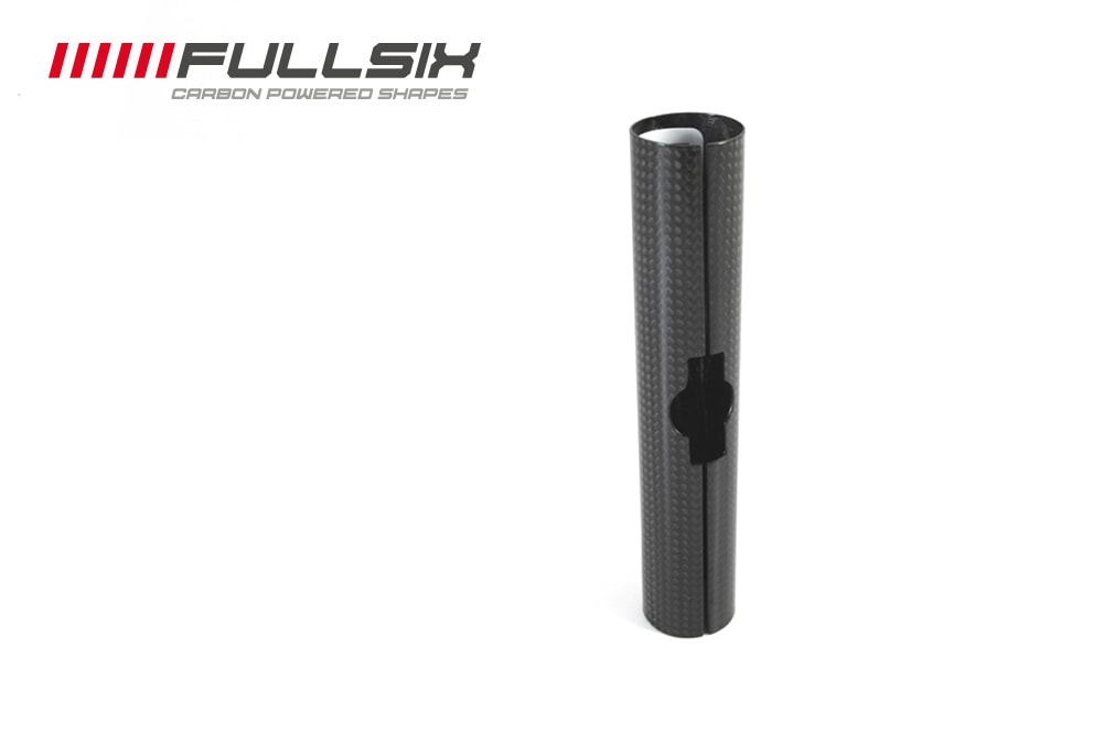 FULLSIX (フルシックス) ドライカーボン製 ステアリングダンパーカバー