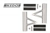 KEDO　アルミ製ヘッドライトブラケット（ポリッシュ）　SR400/500用|YAMAHA|KEDO/ケド(JvB Moto,WRENCHMONKEES)（カスタムパーツ）