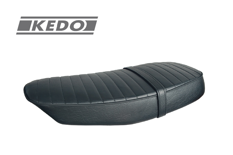 KEDO　ソロシート　SR400/500 KEDO カスタムクラッシック レーサーシート ④ホワイトライン