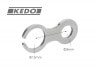 KEDO　汎用　ボタンスイッチ Φ13mm対応　ブラケット（1枚）|汎用部品|KEDO/ケド(JvB Moto,WRENCHMONKEES)（カスタムパーツ）