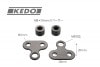 KEDO　汎用ウインカーステー M8対応（スペーサー付）　　ブラック|汎用部品|KEDO/ケド(JvB Moto,WRENCHMONKEES)（カスタムパーツ）