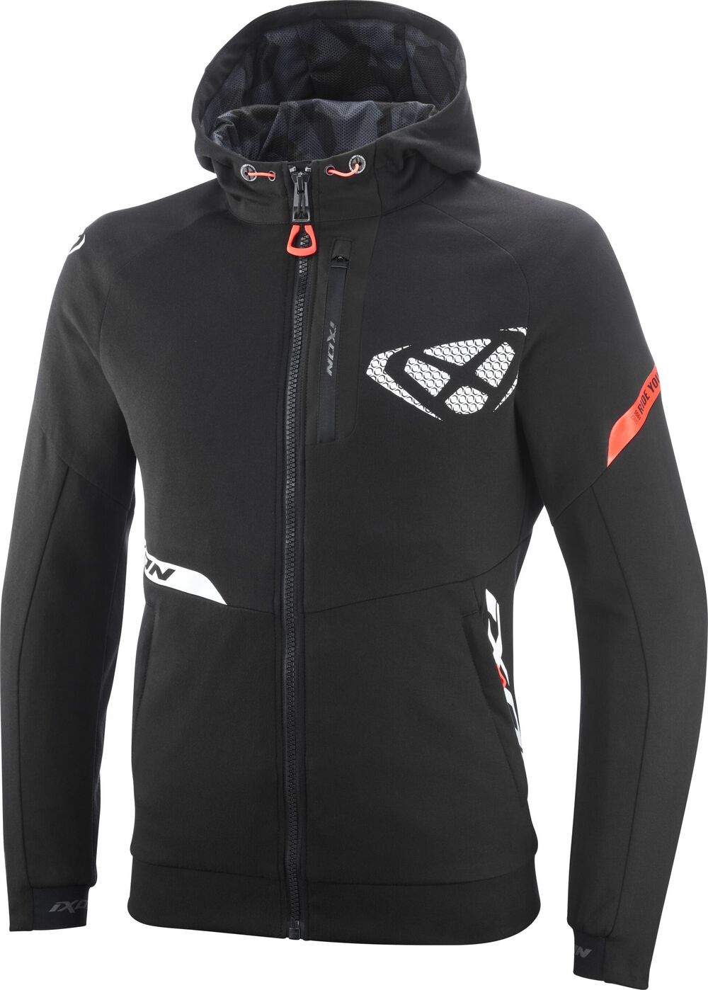 IXON（イクソン）M-TOUCHSPORT A ジャケット (BLACK/WHITE