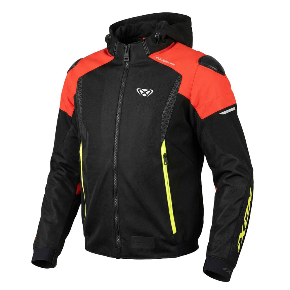 IXON M-PULSION AIR A ハーフメッシュジャケット IXON (イクソン) M-PULSION AIR A【メッシュジャケット】BLACK/RED