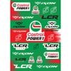 IXON(��������) MotoGP LCR Honda �������å� �ڥ��ƥå����� #5 ��ϥ󡦥��륳 GREEN/WHITE/RED