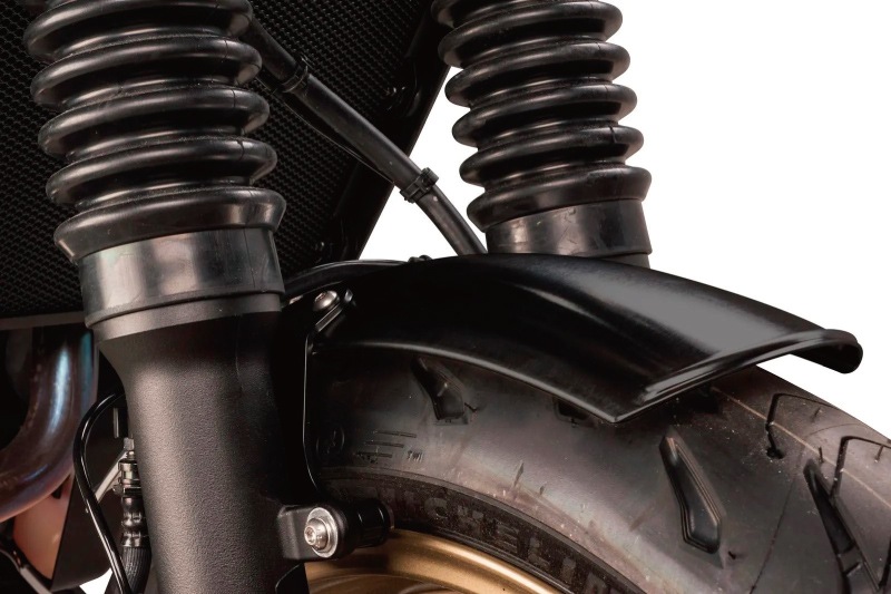 KEDO アルミ製フロントフェンダー (ブラック) YAMAHA XSR700 | KEDO