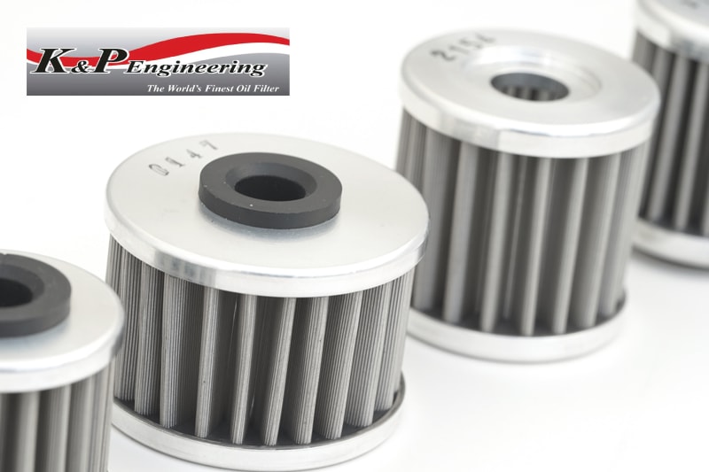 K&P Engineering ステンメッシュオイルフィルター 1199/1299/V4