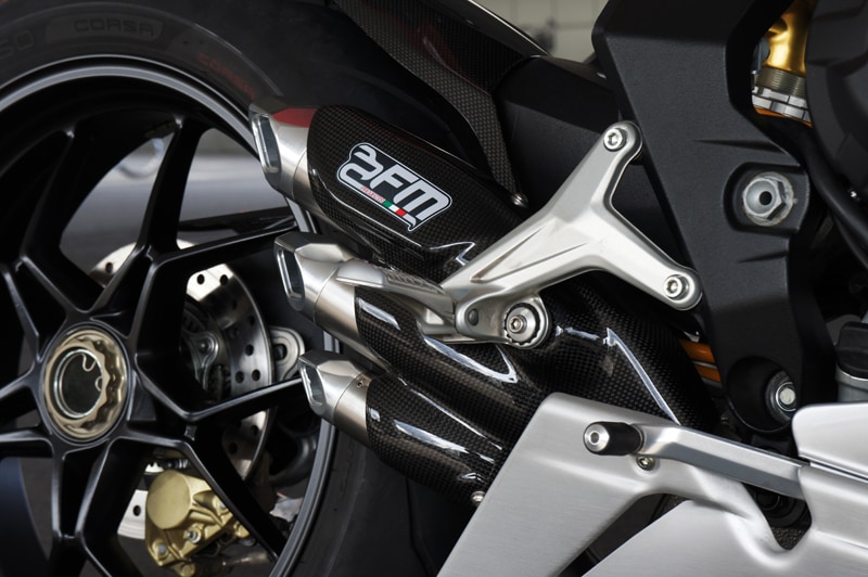 Mv Agusta アグスタ fm project 3本出しマフラー