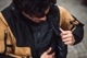 IXON (��������) M-BURNING WP A ���ߥ����륷�����󥸥㥱�å� (CAMEL/BLACK) 