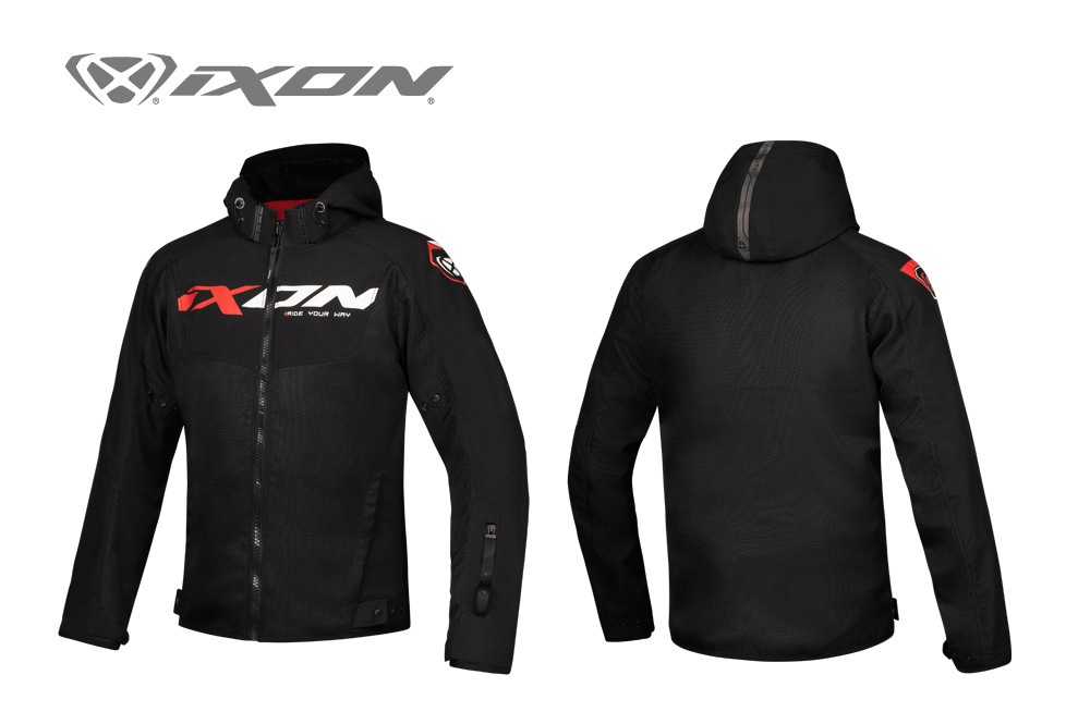 セール30%OFF】IXON (イクソン) FIERCE A ジャケット (BK/RD/WH