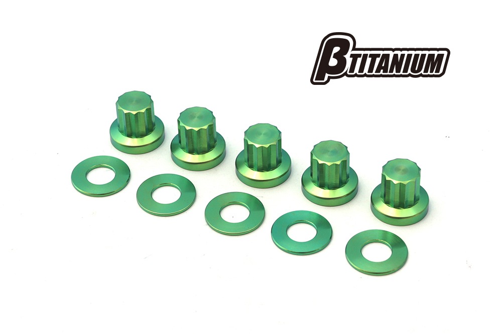 βTITANIUM（ベータチタニウム） Ninja H2用(15-24) ホイールナット