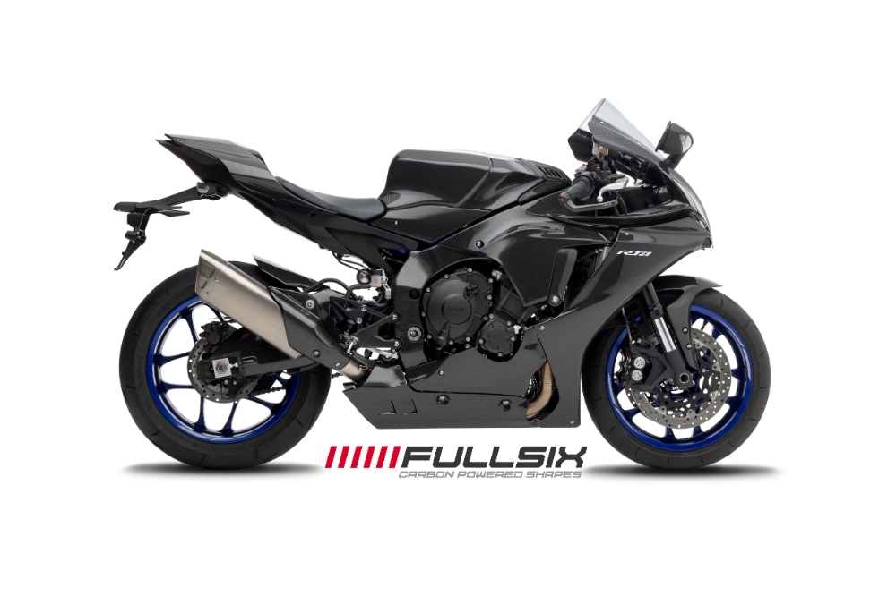 FULLSIX（フルシックス） ドライカーボン製 チェーンカバー YAMAHA YZF