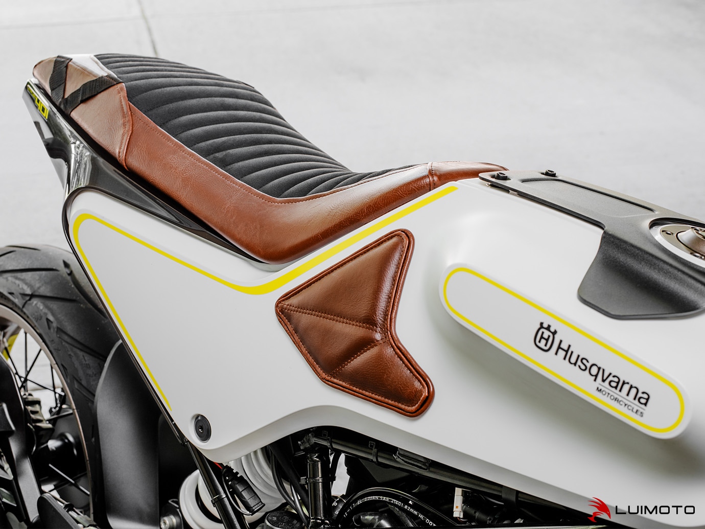 LUIMOTO（ルイモト) Vintage Classic/フロントシートカバー HUSQVARNA