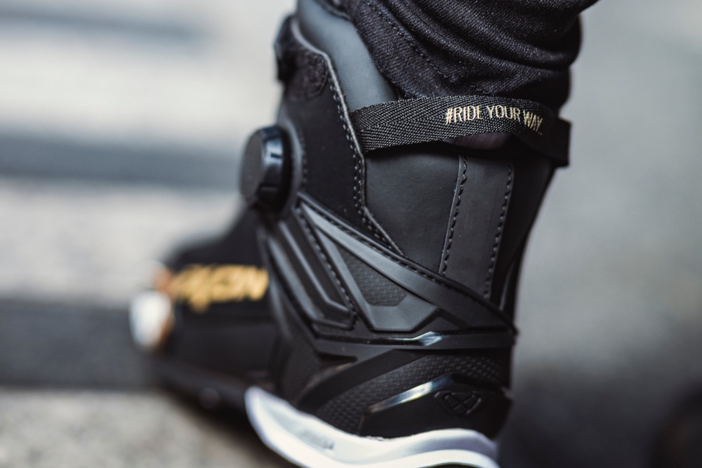 IXON (イクソン) BULL 2 WP LADY ブーツ (BLACK/WHITE/GOLD) | IXON