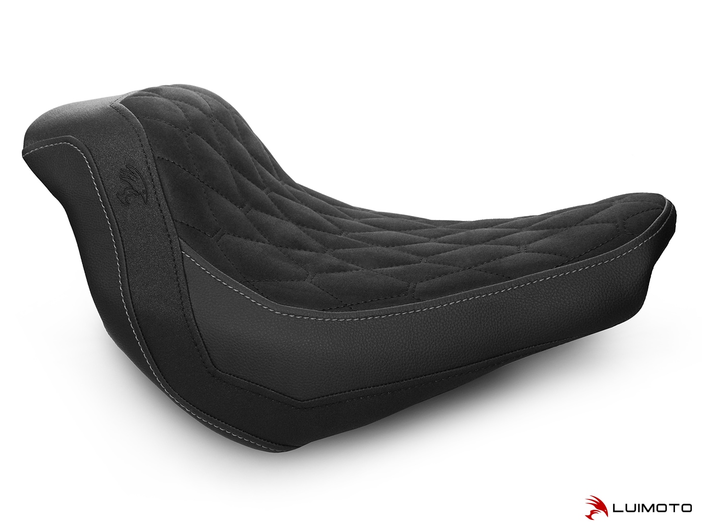 LUIMOTO ルイモト フロントシートカバー カラー：スウェード／Lレッドステッチ SPORTSTERIRON883 HARLEY-DAVIDSON ハーレーダビッドソン