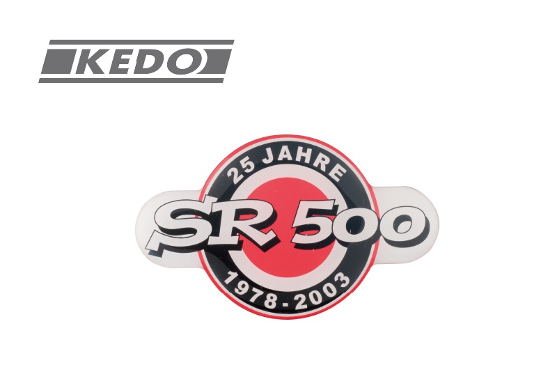 KEDO SR500 25周年 エポキシエンブレム | KEDO/ケド(JvB Moto
