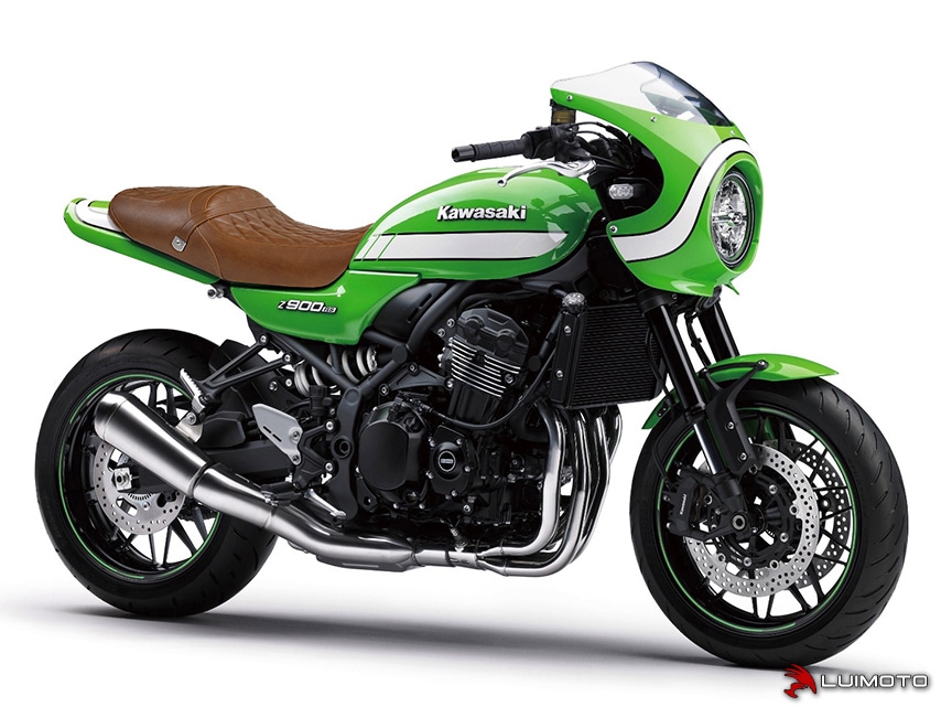 Z900RScafe　 純正シート本体　LUIMOTOシートカバー張替え LUIMOTO（ルイモト) Vintage Diamond/シートカバー KAWASAKI