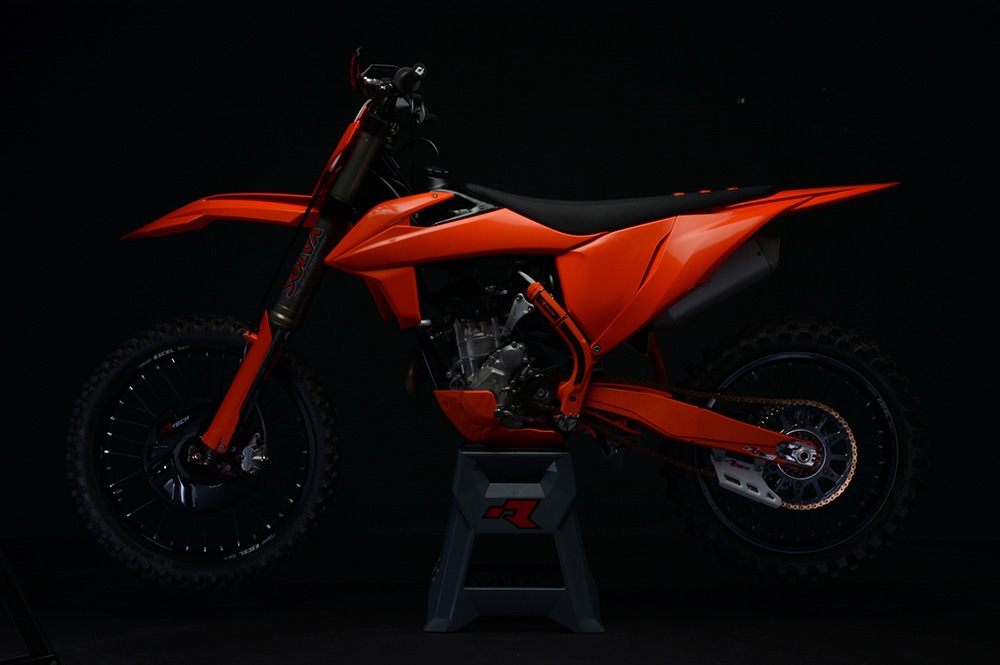 R-TECH (アールテック) スイングアームプロテクター オレンジ KTM EXC
