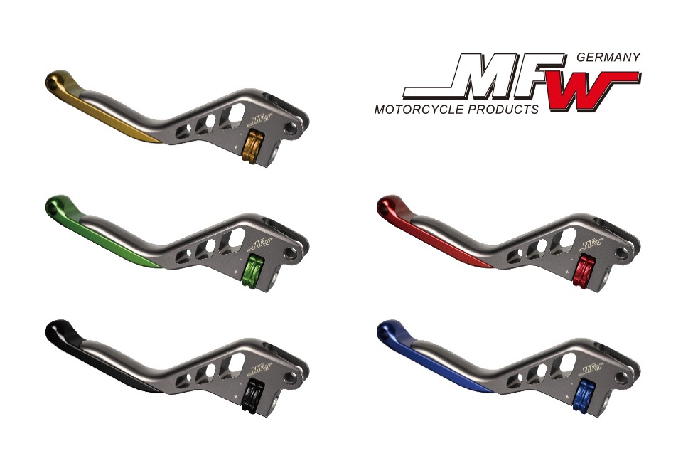 MFW ブレーキレバー／クラッチレバー レボリューションタイプ KAWASAKI