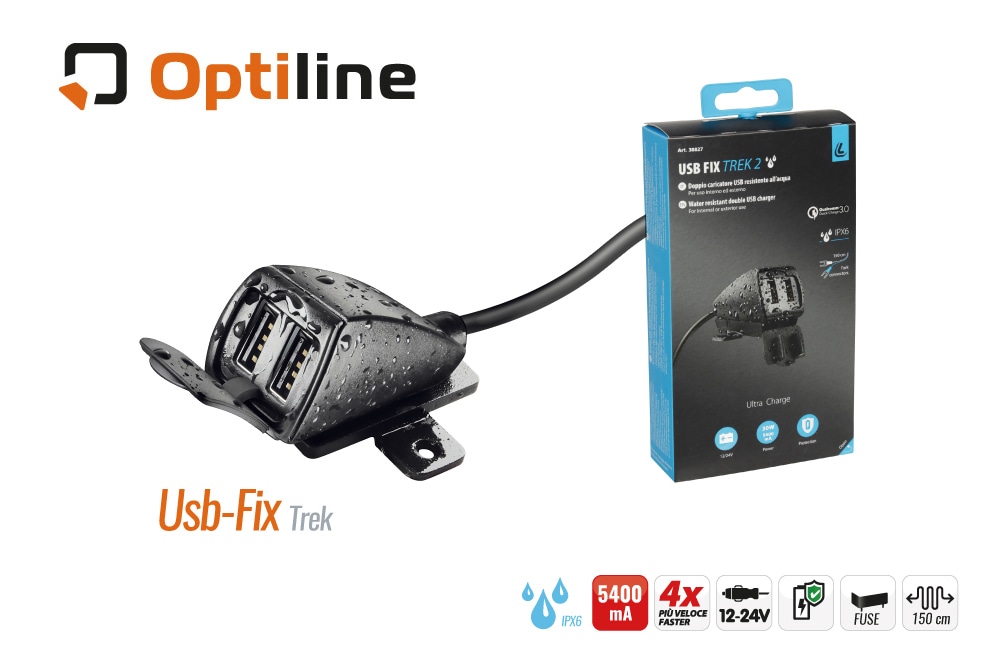 Optiline(ץƥ饤) /Usb-Fix Trek ɿUSBŸݡ 12/24V å֥