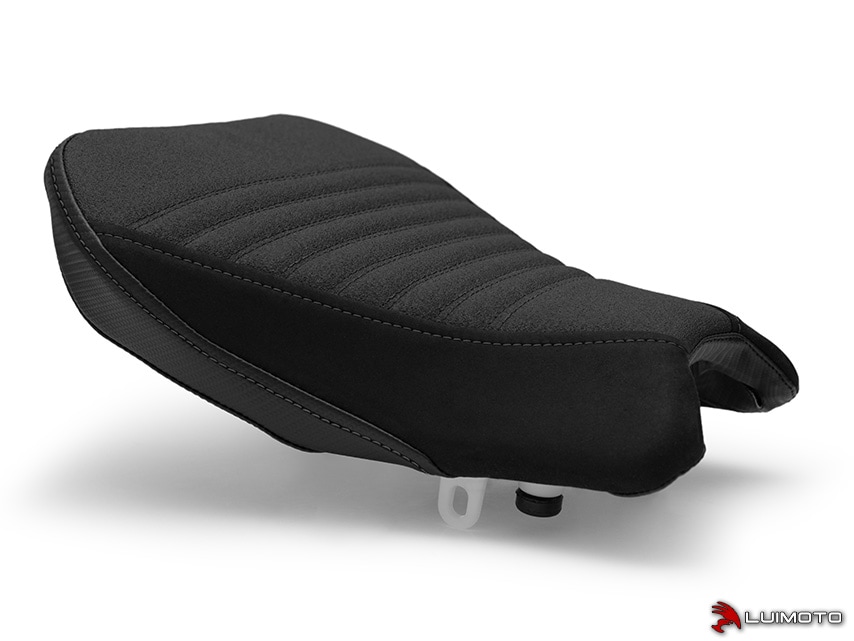 LUIMOTO LUIMOTO:ルイモト フロントシートカバー Diamond カラー／素材：スエード ブラック／TEC-GRIP／CF ブラック／ブルー ステッチ YZF-R7 LUIMOTO（ルイモト) Baseline⁄フロントシートカバー SUZUKI GSX-R1000
