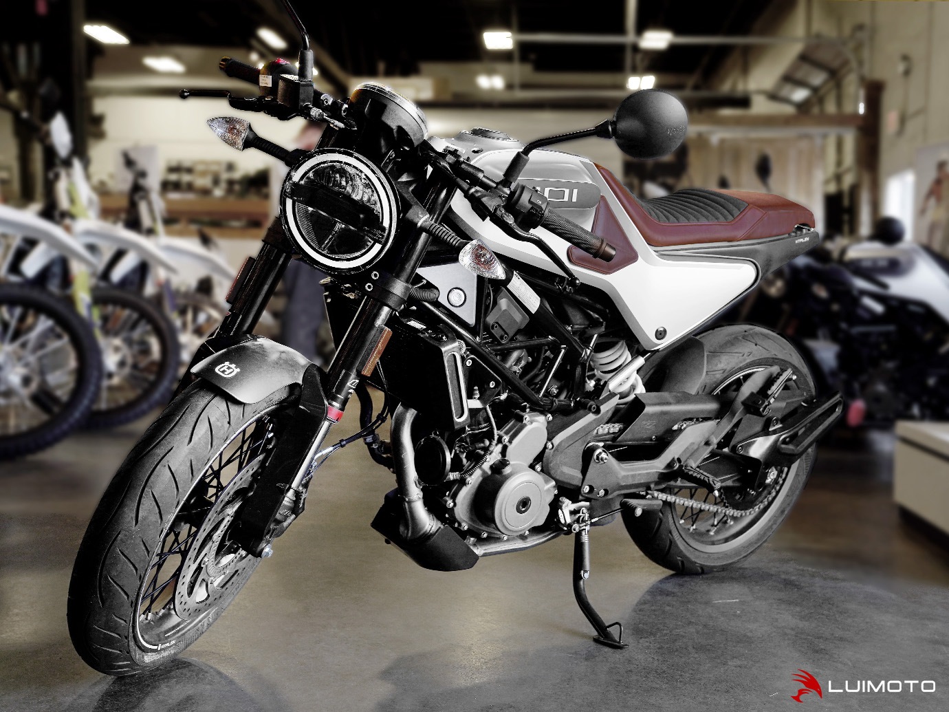 LUIMOTO（ルイモト) Vintage Classic/フロントシートカバー HUSQVARNA