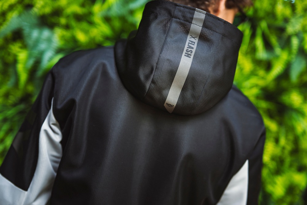IXON (イクソン) M-PARK AIR A 春夏フルメッシュパーカ (BLACK/LIGHT