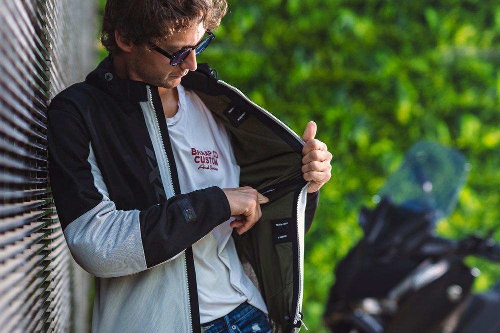 IXON（イクソン）M-PARK AIR A 春夏フルメッシュパーカ(BLACK/LIGHT