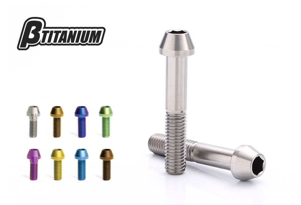 βTITANIUM ベータチタニウム ステアリングステム トップチタンボルト