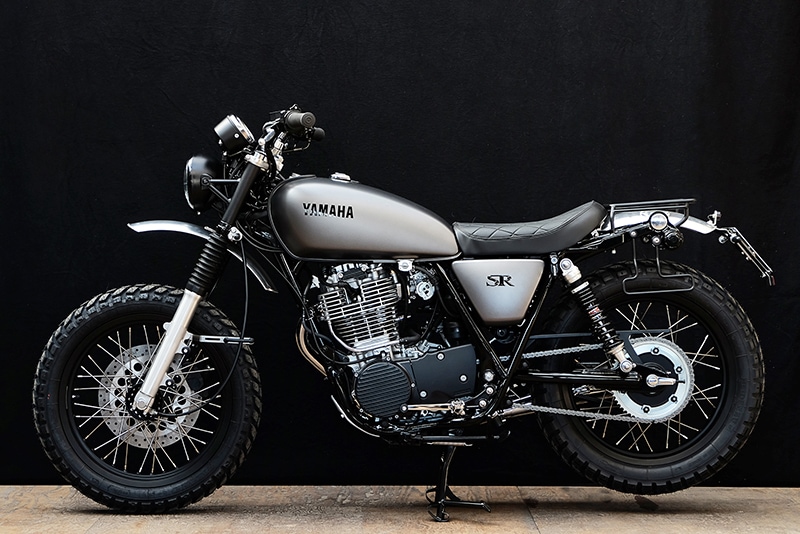 SR400 500用 シングルシート KEDO ソロシート GIBBONSLAP ⑤レザー