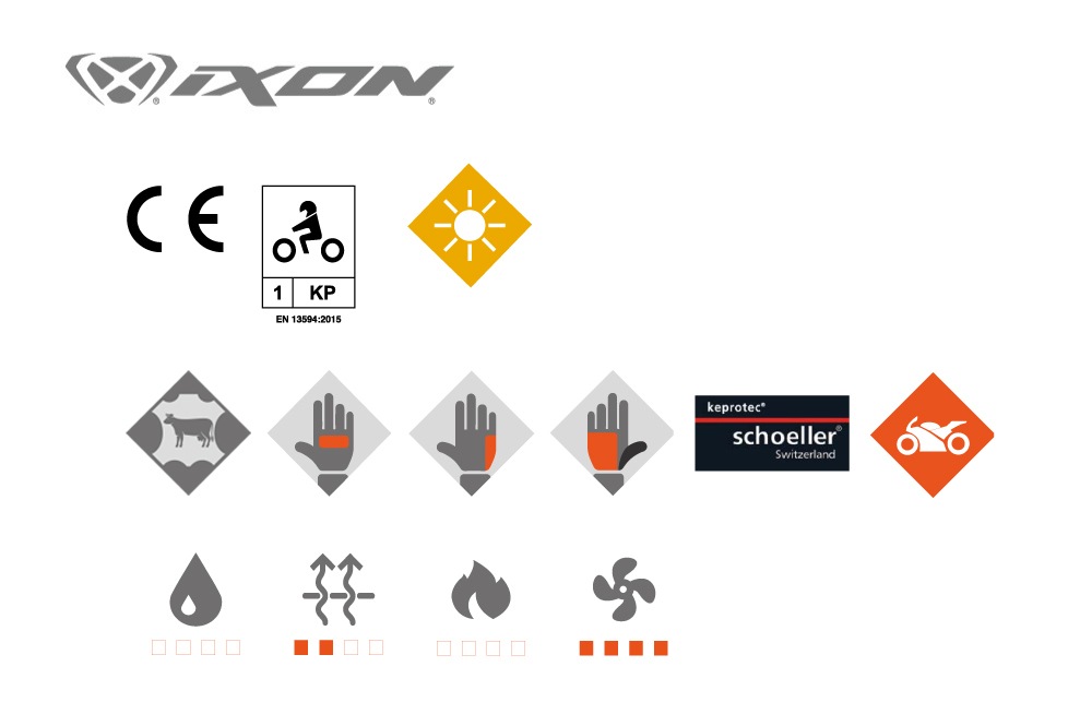 IXON（イクソン）RS REPLICA レーシンググローブ (Black/White) | IXON