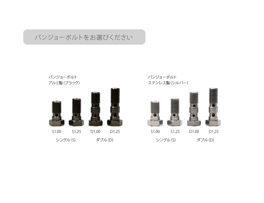 SPEED BRAKES (スピードブレーキ) ステンレスメッシュブレーキホース SPEED BRAKES (スピードブレーキ) ステンレスメッシュブレーキホース