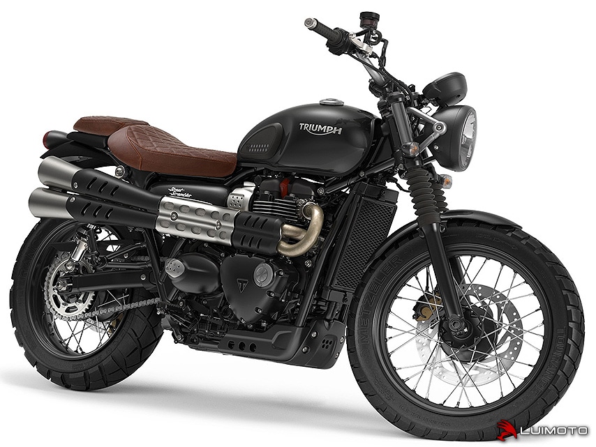 TRIUMPH ベンチシート ストリートスクランブラー　ボンネビル系 納車御礼】スクランブラー900/ジェットブラック