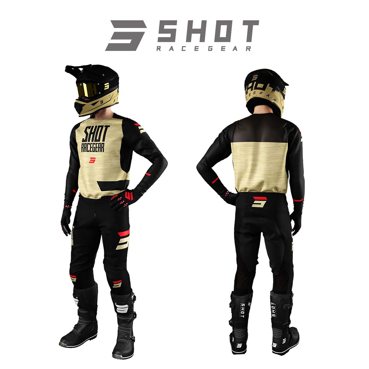 とろサーモン　SHOT RACEGEAR オフロードジャージ＆パンツセット とろサーモン SHOT RACEGEAR オフロードジャージ＆パンツセット とろ
