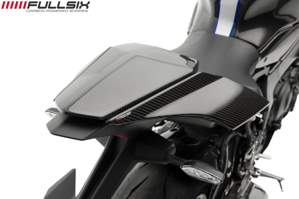 YZF-R1,R6用FULLSIXシングルシートカウル FULLSIX(フルシックス) ドライカーボン製 シングルシート