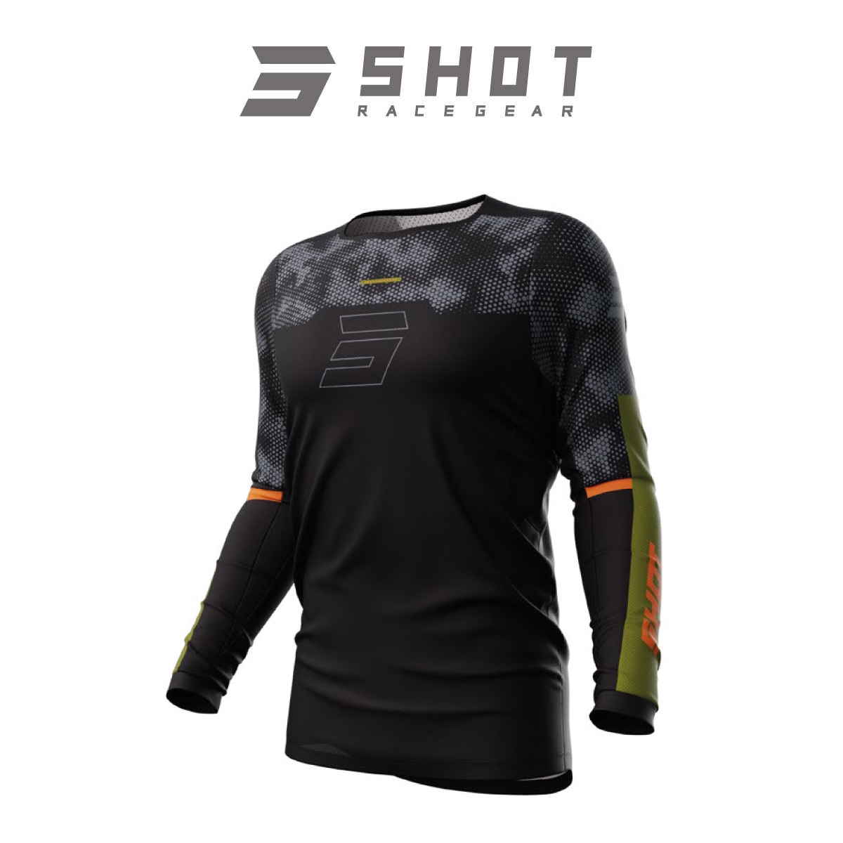 SHOT RACE GEAR / CONTACT(���󥿥���) ���㡼��&�ѥ�� �岼���å� �֥�å�/������