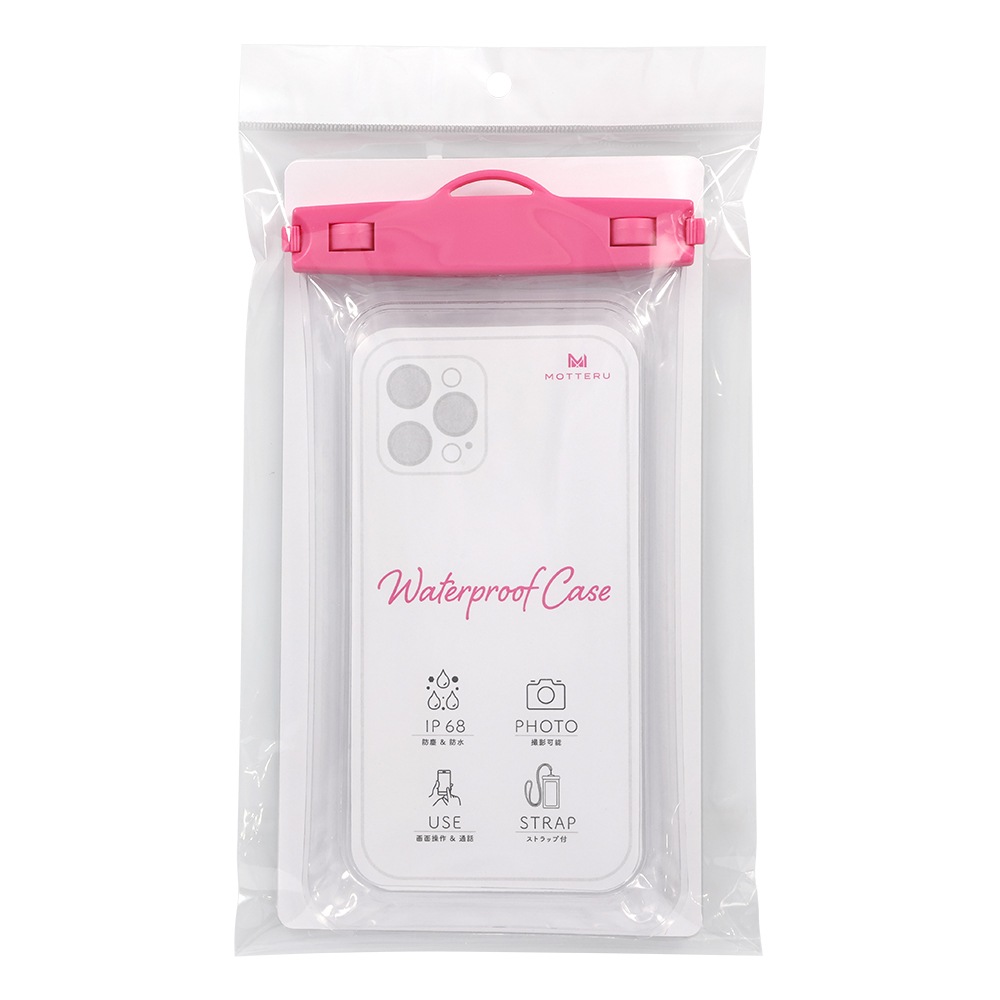 �ɿ奱���� �礭�᥵���� �ɿ��ɿ� IP68 �������ˤ��줿�ޤ���� �̿����� ���� ��ǧ�� �󤫤����ȥ�å��� ��3��(MOT-WPC03)