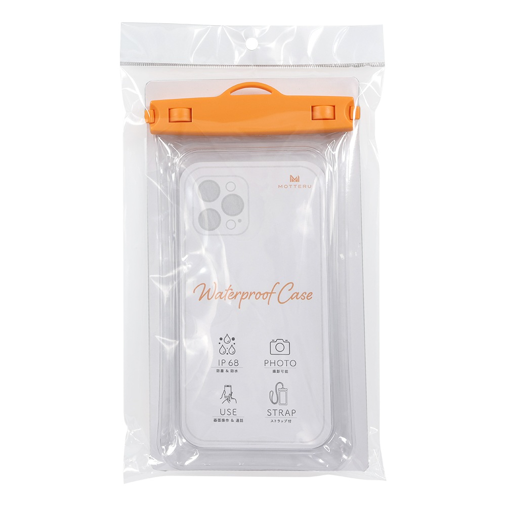 �ɿ奱���� �礭�᥵���� �ɿ��ɿ� IP68 �������ˤ��줿�ޤ���� �̿����� ���� ��ǧ�� �󤫤����ȥ�å��� ��3��(MOT-WPC03)