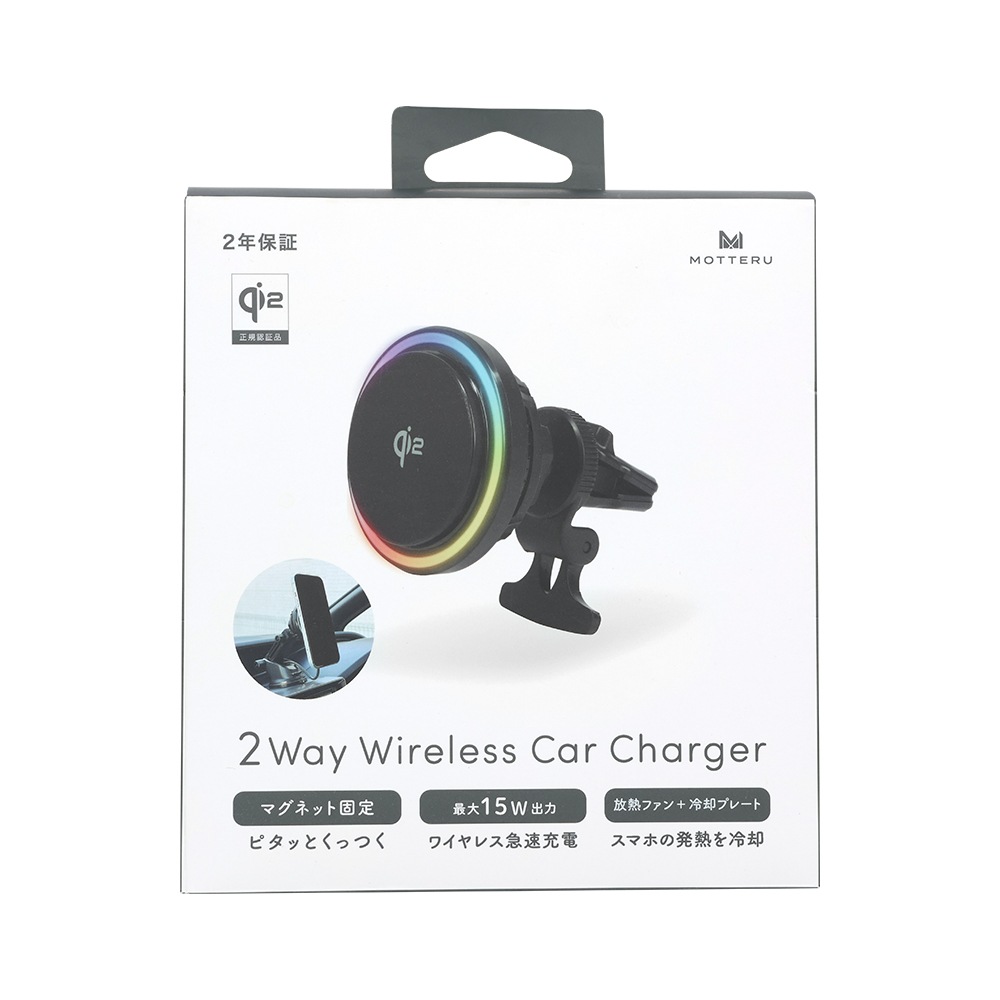 �ޥ��ͥåȼ� �磻��쥹���Ŵ� �ֺ� Qi2 MagSafe�б� 15W ��ѥե������ѥץ졼���� ���ꥳ�󥱡��֥���° iPhone Air 17 17Pro 16 15 Pixel10 Pixelsnap ��1�� 2ǯ�ݾ�(MOT-QI15WCH02-EC)