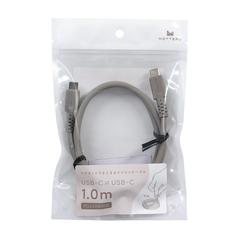 �ޥ��ͥåȥ��ꥳ�󥱡��֥� PD240W�б� USB-C to USB-C iPhone Air 17 17Pro 16 15 1m  ��8�� 2ǯ�ݾ� (MOT-MGSCC100)