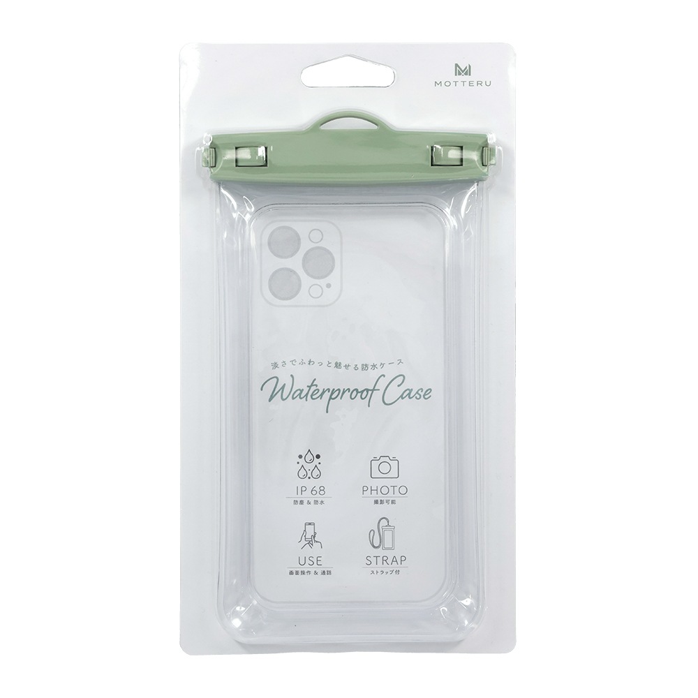 �ɿ奱���� �礭�᥵���� �١����å� �ɿ��ɿ� IP68 �������ˤ��줿�ޤ���� �̿����� ���� ��ǧ�� �󤫤����ȥ�å��� ��2��(MOT-WPC01)