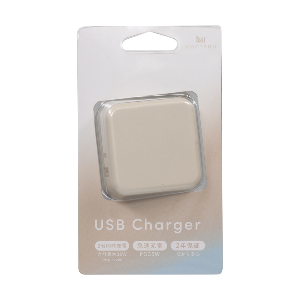 ACŴ PD35W USB-C 1ݡUSB-A 1ݡ ޤꤿ߼ץ饰 ® PSEŬ iPhone Air 17 17Pro 16 15 7 2ǯݾ(MOT-ACPD35WU1)